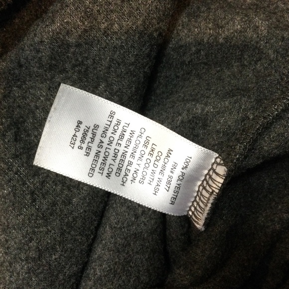 Xersion Dark Gray Fleece Slip Over Pockets in Front Tailored Comfy Size XL - Picture 8 of 8